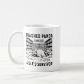 Mug Trashed Panda Liquore Funny Hangover Crazy Drunk R (Gauche)
