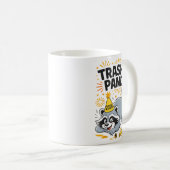 Mug Trashed Panda New Year 2026 Funny Drunk Raccoon (Devant droit)