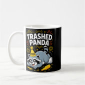 Mug Trashed Panda New Year 2026 Funny Raccoon Design  (Gauche)