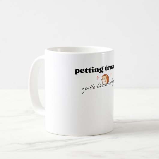 Mug Trauma délicate comme un Coussin doux de hérisson (Devant gauche)