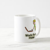 Mug Travail à domicile (Devant droit)