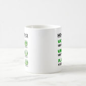 Mug Travail à domicile Bureau drôle (Centre)