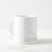 Mug Travail à domicile Employé du mois Prime cadeau ca (Devant gauche)
