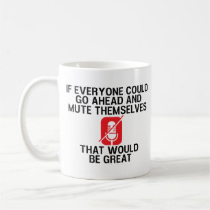 Mug Travail amusant de la mise en quarantaine de la ma