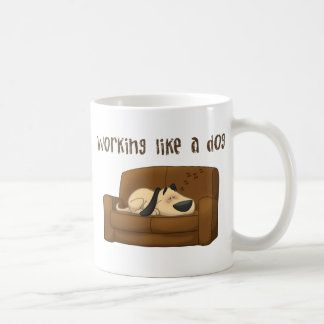 Mug Travail comme un chien