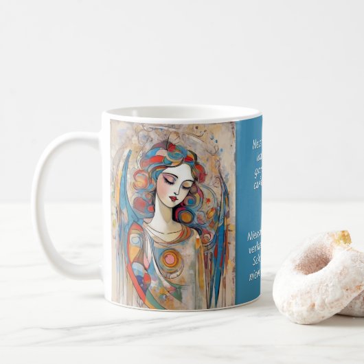 Mug Travail d'ange & citations n° 8 sur 12 différents  (Avec donut)