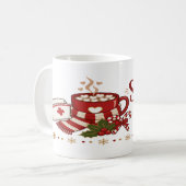 Mug Travail d'art typographique sur un poste d'infirmi (Devant gauche)