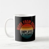Mug travail de l'employé à domicile du mois (Gauche)