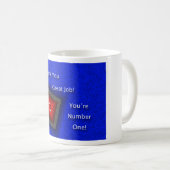 Mug Travail de Merci d'appréciation des employés le (Devant droit)