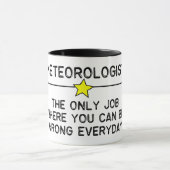 Mug Travail de météorologue (Centre)