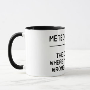 Mug Travail de météorologue