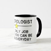 Mug Travail de météorologue (Devant droit)