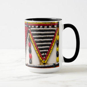 Mug Travail de perles tribal Maasaï
