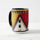 Mug Travail de perles tribal Maasaï (Devant gauche)