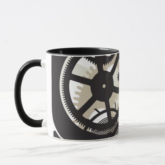 Mug Travail de roues de dent (Gauche)