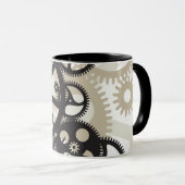 Mug Travail de roues de dent (Devant droit)