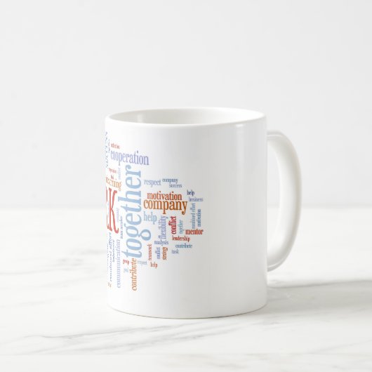 MUG TRAVAIL D'ÉQUIPE (Devant droit)