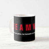 Mug Travail d'équipe Citation inspirationnelle Motivat (Devant gauche)