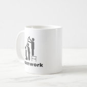 Mug Travail d'équipe - marchandises de motivation (Devant gauche)