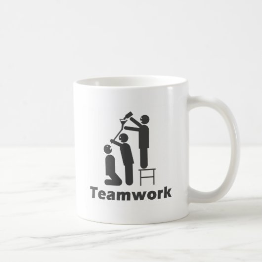 Mug Travail d'équipe - marchandises de motivation (Droite)