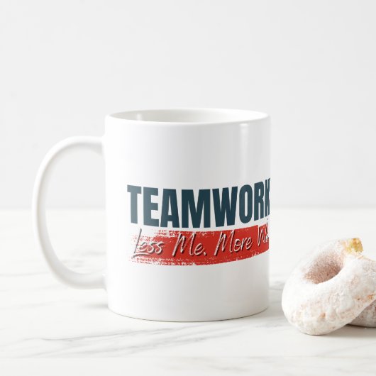 Mug Travail d'équipe Motivation personnel Cadeau d'ent (Avec donut)
