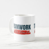 Mug Travail d'équipe Motivation personnel Cadeau d'ent (Devant gauche)