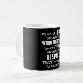 Mug Travail d'équipe Travail d'Esprit merveilleux Idée (Devant gauche)