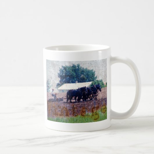 Mug Travail d'équipe vintage (Droite)
