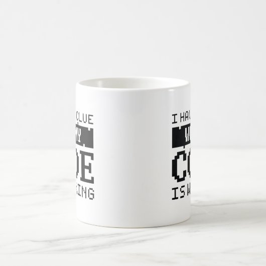 Mug Travail du code (Centre)