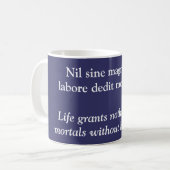 Mug Travail dur - Horace (Devant gauche)