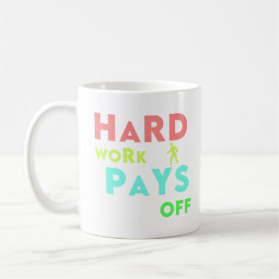 Mug Travail dur - Restez concentré, restez motivé