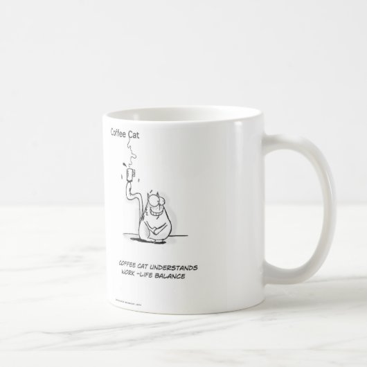 Mug travail - équilibre de la vie (Droite)