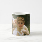 Mug Travail Interrompu par Bouguereau, Portrait d'ange (Centre)