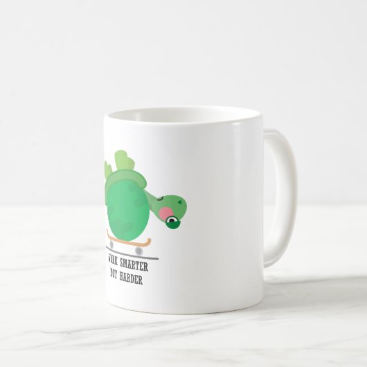 Mug Travail plus futé, pas plus dur (Devant droit)