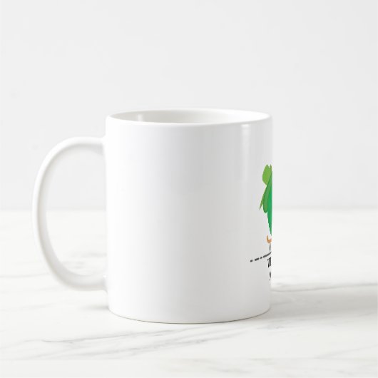 Mug Travail plus futé, pas plus dur (Gauche)