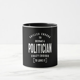 Mug Travail politique Titre de l'emploi cadeau