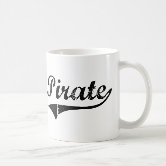 Mug Travail professionnel Pirate (Droite)