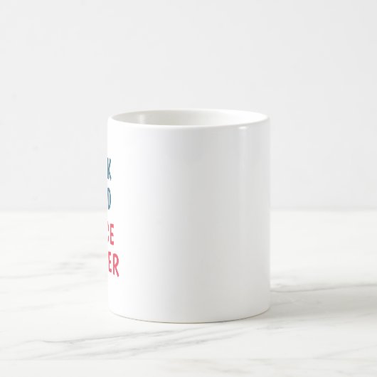 Mug Travaille dur, danse plus dur (Centre)