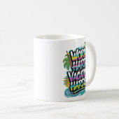Mug "Travaille dur, Joue du dur déco" (Devant droit)