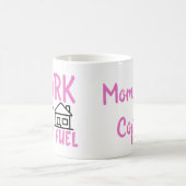 Mug Travailler à partir d'une bouillie rose de combust (Centre)