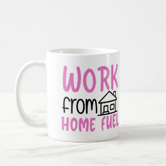 Mug Travailler à partir d'une bouillie rose de combust