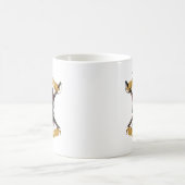 Mug Travailler Comme Une Partie De Capitaine Comme Un (Centre)