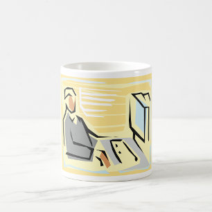 Mug Travailler Dans Une Musique D'Ordinateur