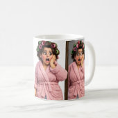 Mug Travailler de chez soi - J'adore travailler de che (Devant droit)