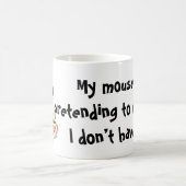 Mug Travailler de la maison - Déplace-souris (Centre)