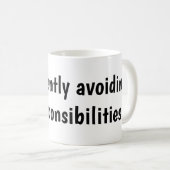 Mug Travailler depuis la maison (Devant droit)