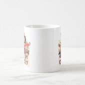 Mug Travailler Drôle À La Maison Avec Les Chats - Craz (Centre)