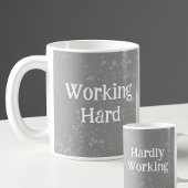 Mug Travailler dur ou difficilement