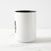 Mug Travailler plus intelligent pas plus difficile Mot (Centre)