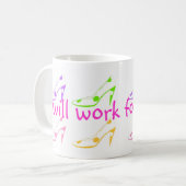 Mug Travaillera pour des chaussures (Devant gauche)